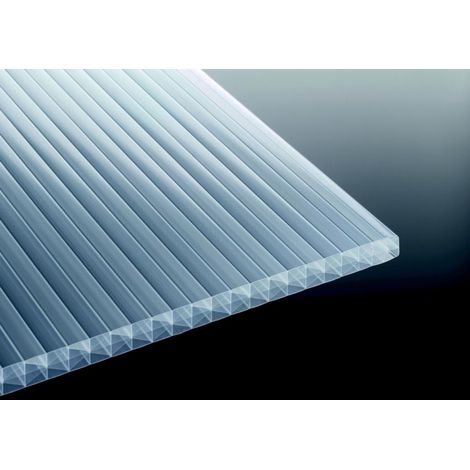 PC-Stegfünffachplatte Heatbloc 980 x 3500 mm weiß-opal, 25 mm