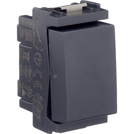 Vimar 0R16005 Idea Deviatore elettrico a muro 1P 16AX grigio (1/3)