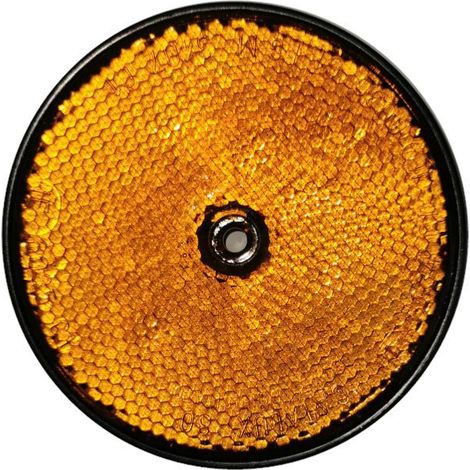 Catadioptre - dtail : a fixer Ø 80 orange