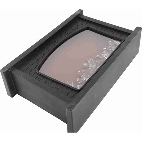 [LED-Flammeneffekt-Scheinwerfer zur Dekoration] Schwarze Polypropylen-LED-Flammeneffektlampe (33 cm), USB-/Batteriebetrieb (AAA nicht im Lieferumfang enthalten) (1/5)