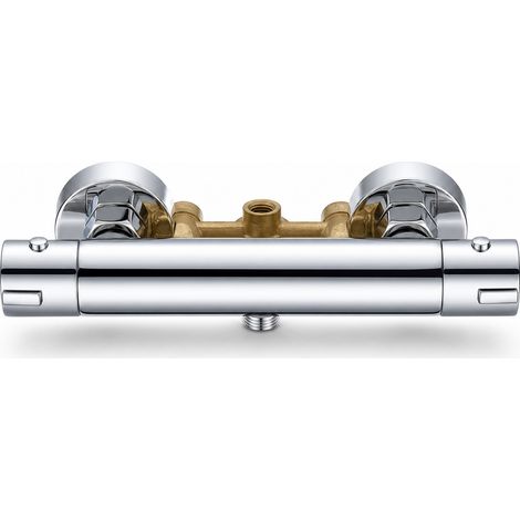 Miscelatore termostatico in ottone 38°C antiscottatura doccia▋ (1/5)