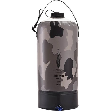 10-Liter-Camping-Duschbeutel, Outdoor-Duschbeutel aus PVC, tragbarer Solar-Duschbeutel, Wasseraufbewahrungsbeutel für Camping (1/5)