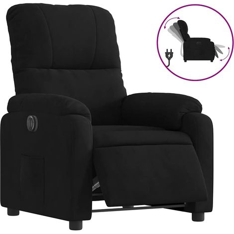 Maison Exclusive - Relaxsessel Elektrisch Schwarz Mikrofasergeweb