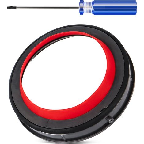 Remplacement de la Bague d'étanchéité Fixe supérieure du bac à poussière Compatible avec Dyson Cyclone V10 SV12 l'aspirateur, Seau à poussière/Poubelle à saleté (1/5)
