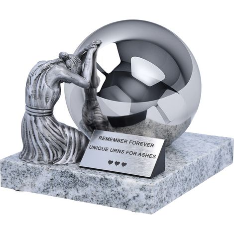 Urna commemorativa per bambini - Acciaio inossidabile, granito Urna per bambini 'Memoria eterna' - Un tributo all'amore di una madre (1/3)