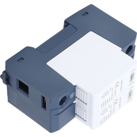 Parafoudre DC 1000V 2P, grande capacité de décharge, réponse rapide, protection contre les surtensions pour panneaux solaires photovoltaïques, dispositif fiable. (1/5)