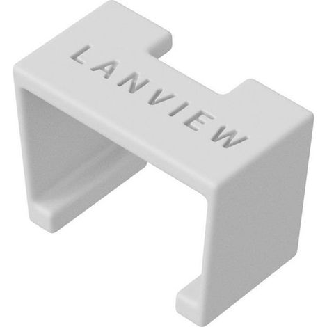 Clip Lanview Smartclicks, 20 pezzi, bianche, LVT-SC-W