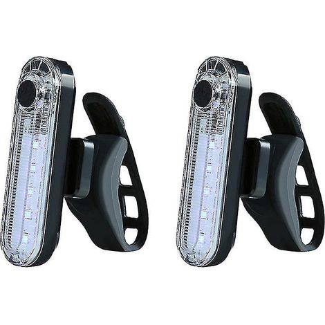 Lot de 2 lampes de vélo rechargeables USB