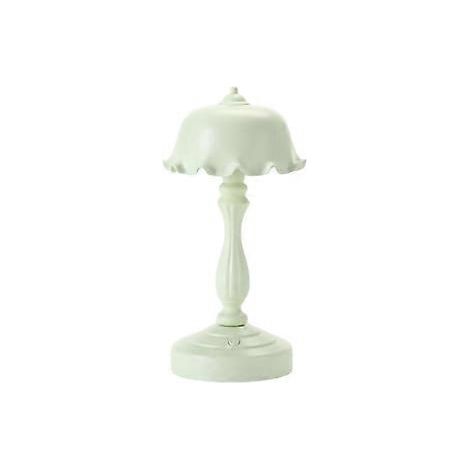 Hellgrüne Retro-Schreibtischlampe mit hübschem Lotusblatt-Motiv, USB-Anschluss, LD05, Tischlampe für Mädchen