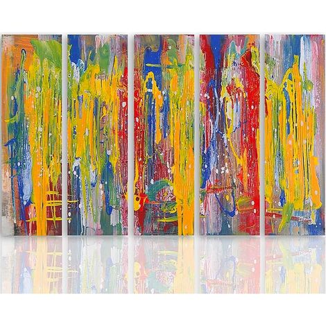 Tableau peintures abstraites - 100 x 70 cm
