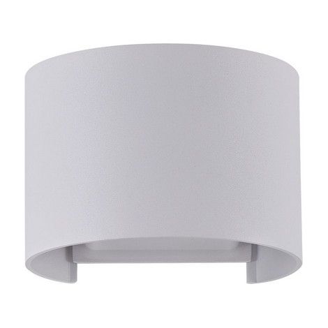Lampada Da Parete Moderna Da Esterno Metallo Bianco Led 6W Ip54 (1/4)