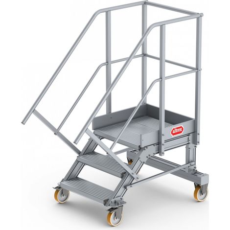 Altrex Podesttreppe fahrbar 45° 3 Stufen