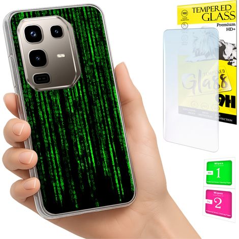 Funda para Infinix Note 50 Pro 4G con foto, cubierta trasera y cristal 9H. (1/5)
