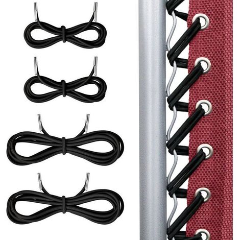 Ulisem Tendeur pour chaises longues, transats de jardin, transats de plage, transats, transats, Tendeur pour chaises Lafuma RSXA Merax, lot de 4, noir (1/4)