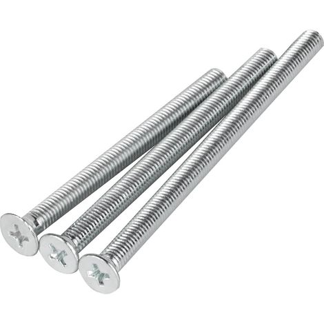 Lot de 30 Vis à Tête Fraisée M5 - Vis à Métaux à Tête Plate Phillips - Entièrement Filetées Pour Équipement de Machine - DIN 965 (1/5)