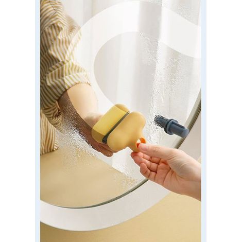 Raclette De Douche - Lame En Caoutchouc - Pour Miroir Salle De Bain Et Vitres Automobiles - Lot De 3 (1/4)