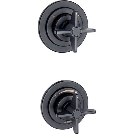 Deante TEMISTO batterie de douche noir mat élégant (1/3)