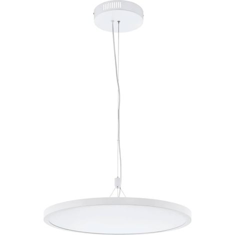EGLO 33676 Suspension Crosslink CERIGNOLA-C blanc H:110cm Ø:60cm dimmable 2700-6500K avec fonction Connect y compris télécommande