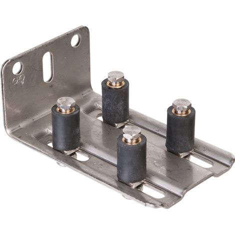 Mantion – Guide double réglable pour volets – Olives en laiton et visserie inox 304 – Profils compatibles 25x18mm, 25x17mm, 30x30mm - 1128D