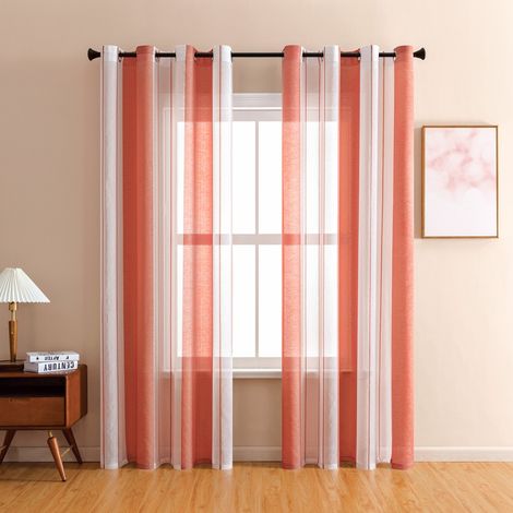 rideaux rideau à œillets cm l x H pour la décoration chambre d'enfant salon coucher 2 140245 (1/5)