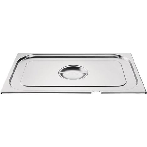 Couvercle Bac Gastro Inox GN 1/1 à encoche - Vogue (1/3)