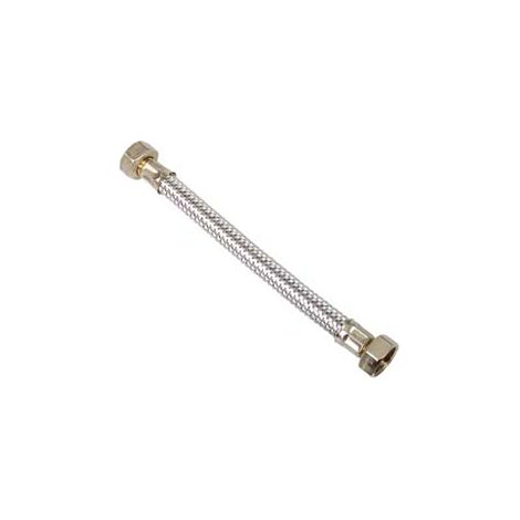 FLESSIBILE INOX F1/2 - F1/2- - F 1/2 F 1/2 cm.30 - 10 pezzi AGLAIA