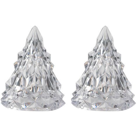 Juego de 2 lámparas de mesa LED con pilas, luz decorativa de interior ideal para el dormitorio o la oficina (1/5)