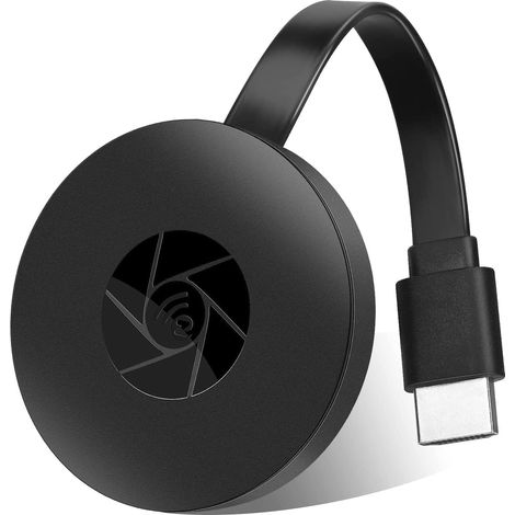 Adaptateur HD sans fil SmartSee : Dongle récepteur WiFi pour la duplication d'écran de votre téléphone, PC ou tablette vers un écran HD (TV, projecteur, moniteur). (1/5)