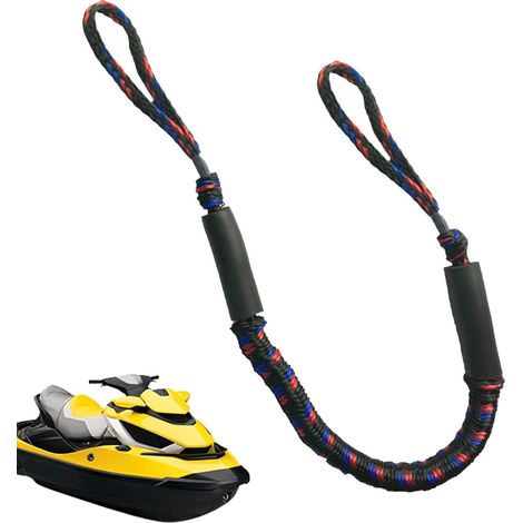 Cordages De Bateau pour Amarrage avec Boucle Cordes imperméables antichocs Cordages D'Amarrage Pour Bateau pour kayak canoë ponton pontons flottants bagages cargo (1/5)