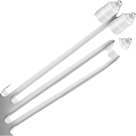 Lámpara de techo LED, diseño conectable, resistente al agua, 36 W, luz neutra, blanca. (1/2)