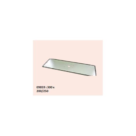 Plaque d'adaptation pour fixation sur pied d'un coffret 300x200mm ou 350x250mm GISSEY
