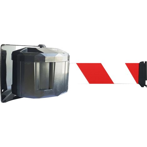 Barrière sécurité RS PRO Rouge, blanc en Acier ( Prix pour 1 )