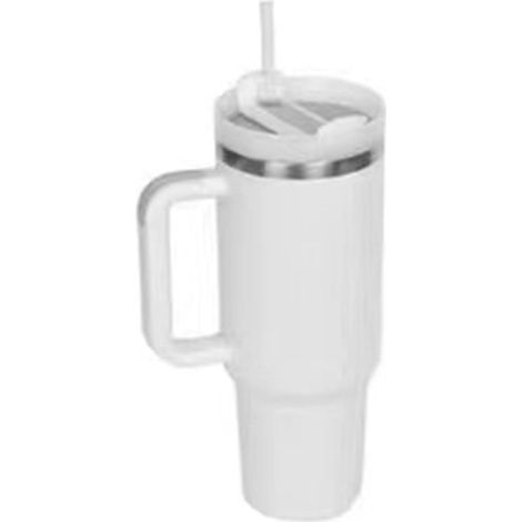 Gobelet avec poignée de 40 oz et couvercle à paille, gobelet isotherme pour tasse de voyage (1/4)