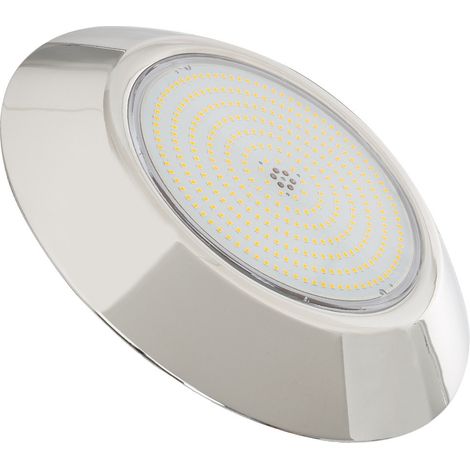 Spot LED Piscine en Saillie Inox Submersible 3000K 12V AC/DC IP68 24W XtraPool 3000K Blanc chaud