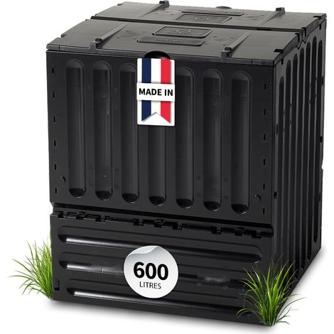 GARANTIA ECO-KING Composteur 600 L, noir