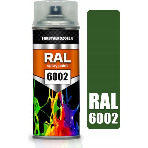 Vernice spray acrilica RAL 6002 verde foglia Verde foglia semi-opaco 400 ml (1/2)