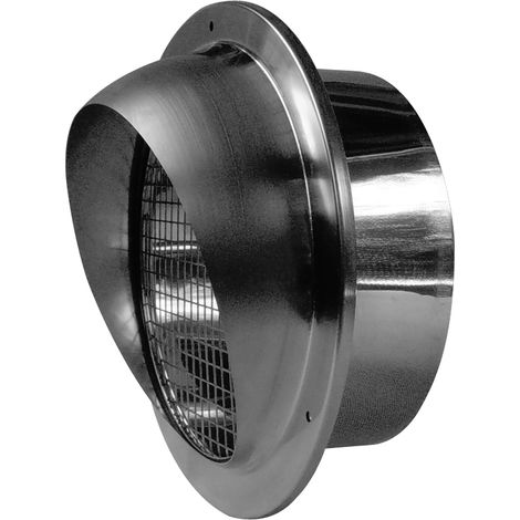 Ubbink – Terminal horizontal Aerfoam 160mm – Grille aération VMC – Résistant à la corrosion – Prise ou rejet d'air – Faibles pertes de charge (1/3)