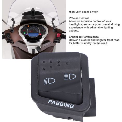 Fern-/Abblendlichtschalter für Piaggio Fly Beverly Zip – Präzise und robust (1/5)