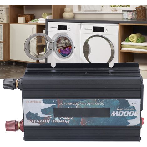3000W Smart-Wechselrichter mit Display (Schwarz) (1/5)