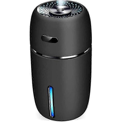 Auto-Diffusor, Auto-Diffusoren für ätherische Öle, USB-Luftbefeuchter fürs Auto, 200-Milliliter-Mini-Luftbefeuchter und tragbarer Luftreiniger mit 7-farbiger LED-Nachtbeleuchtung L-JXLGV (1/5)