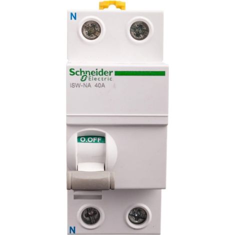 I-NA 40A 250V Trennschalter mit 1P+N und Schutzart IP20
