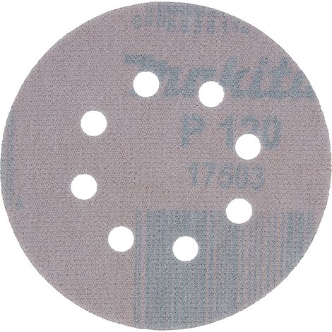 Papier de verre Makita D-65850 grain 120 diamètre 125 mm (1/4)