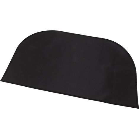 Tapis demi-rond ignifugé en fibre de verre double couche, antidérapant, protection de sol, 50 x 80 cm (19,7 x 31,5 po). (1/5)