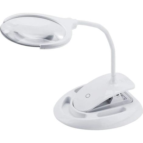 Lampe LED VELAMP avec lentille rechargeable 3X/8X et batterie longue durée. (1/4)