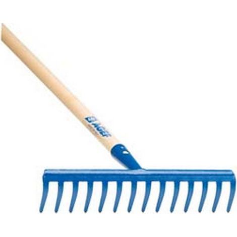 1PZ RASTRELLO DENTI CURVI CON MANICO - 12 denti