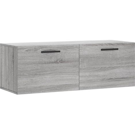 Maison Exclusive - Mobile a Parete Grigio Sonoma 100x36,5x35 cm Legno Multistrato (1/5)