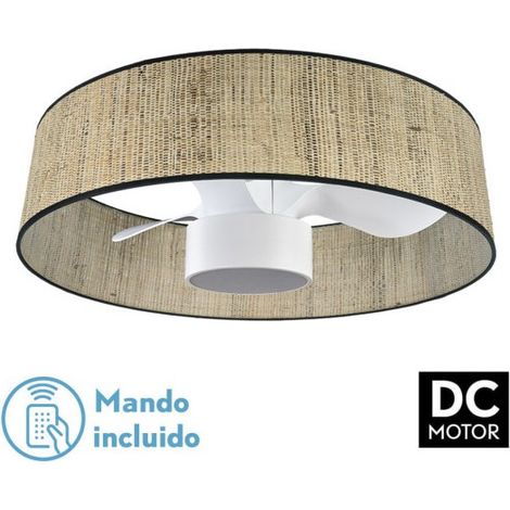 Ventilatore Natasha DC 24 W canna/bianco 70 cm 2390 lm 6 velocità controllo 3CCT (1/3)