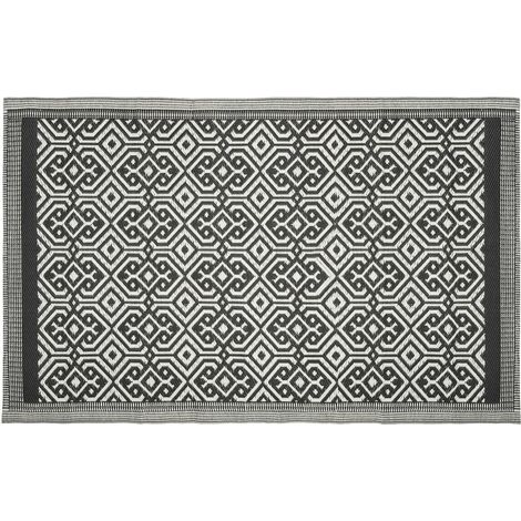 Tapis noir 120x180cm pour usage intérieur et extérieur (1/2)