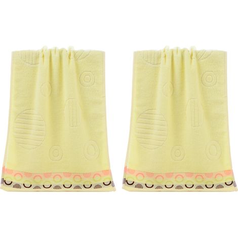 1 Serviette en coton, ultra douce, très absorbante, séchage rapide, pour salle de bain, cuisine, sport (1/5)