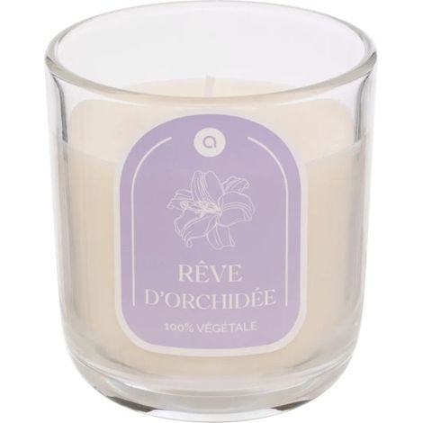 Bougie Parfumée en Verre "Floa" 210g Orchidée (1/3)